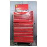 Snap-On Rolling Tool Chest With Top Cabinet, 56" x 35" x18"