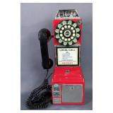 Crosley Retro-System Home Phone With Pay Phone Motif, 18.5" Tall