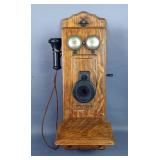 Monarch Wall Crank Telephone, 25" x 8" 