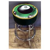 Billiards 8-Ball Barstool, 32" Tall 