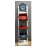 Rosenblum Cellars The Great American Wine Company Four Tier Retail Display Rack, 75" x 16.5" x 12"