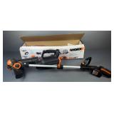 Worx 20V 2-In-1 Combo Kit, Model EF928, Includes Trimmer/Edger, Cordless Blower, Batteries And Instr