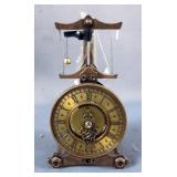Miniature Guild Clock And Moving Gear Table Clock 