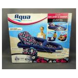 Aqua Inflatable 2-in-1 Recliner & Tanner, In Box