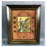 "The Forty Niners" Vintage Framed Liberty Head "V" Nickels, 12" x 10" 