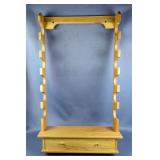 Longarm Display Rack, Holds 6 Firearms, With Lower Drawer, 40" x 24" x 7"