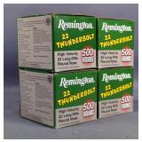 Remington Thunderbolt High Velocity .22 LR Ammo, Approx 2,000 Rds, Local Pickup Only