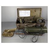 U.S. Army Corp of Engineers Mine (B) Detecting Set, Belova Watch Company, AP And AT Mines, In Origin