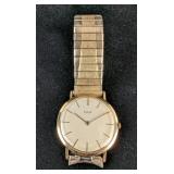 Elgin 14K Gold Mechanical Champagne Dial Watch
