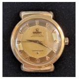 Omega Constellation 18K Yellow Gold Automatic Watch, Chronometer Certified, Stepped Pie Pan Dial