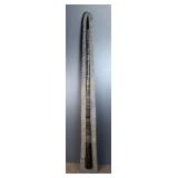Massive Polished Orthoceras Fossil Spike Specimen, 77.25" Tall 