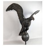 Metal Eagle Weather Vane Topper, 25" Tall 