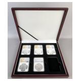 NGC Graded Coins, 2023 S Ultra Cameo Peace Dollar Coin - NGC PF 70, 2023 S Reverse Peace Dollar Coin