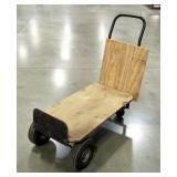 Industrial Material Handling Platform Cart, Approx 38" x 21.5" x 44"