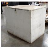 Wooden Chest With Central Divider, Approx 31.5" x 38" x 27"
