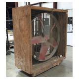  Custom Built Industrial Shop Fan, 60.5" x 54" x 24" 