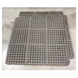 Heavy-Duty, Interlocking Rubber Drainage Floor Tiles, 3