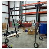 Mobile A-Frame Gantry Crane Stand, Approx 107" x 91" x 65"