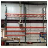 Industrial Metal Shelving Units, 2 Units, Each 20