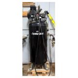 Husky 60-Gallon Stationary Electric Air Compressor On Custom Built Stand, Model C602H, Approx 72" x 