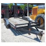 1996 Star Tandem Axle Equipment Trailer, VIN# 13YFS1621TC062432, Kansas Title