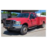 2002 Ford F-550 XLT Super Duty Pickup Truck, 7.3L Diesel V8, VIN# 1FDAX57F72EC28246, Miles Showing O
