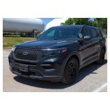 2020 Ford Explorer SUV, VIN# 1FM5K8AC0LGC10421, Miles Showing On Odometer 85521, Kansas Title