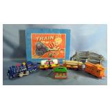 Electric Train Set With Track And Accessories 