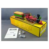 M.T.H. RailKing 4-4-0 General Steam Engine And Tender, Christmas Express, O Gauge, In Original Box 