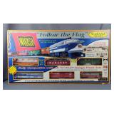 K-Line Follow The Flag Wabash Freight Electric Train Set, In Original Box