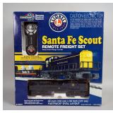 Lionel Santa Fe Scout Remote Freight Set, In Original Box 