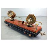 Lionel Prewar Tin Train Cars With Copper And Brass Plate, Including Electric Steam Locomotive # 258 