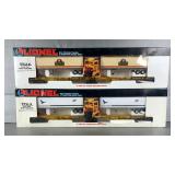 Lionel O Gauge T.T.U.X Flat Car Sets, Includes Southern Pacific, #6-16345, And Chicago & Northwester