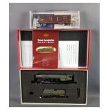 Broadway Limited Imports HO Scale Union Pacific Locomotive And Norfolk & Western K7 Stock Car, In Or