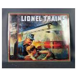 Hallmark Great American Railways Lionel 1929 And 1935 Catalog Cover Tin Signs, 11" x 14"