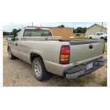 2005 GMC Sierra 1500 Pickup Truck, 4x2, Miles Showing On Odometer 292,603, VIN# 1GTEC14X85Z261051, K