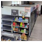 DisplayRite Walk In Refrigerator/Cooler With 5 Doors, Adjustable Shelving And One Door For Walk In U