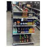 etail Gondola Shelving Unit With Pegboard Backing, Each Section Measures 69" x 48" x 24", Includes 1