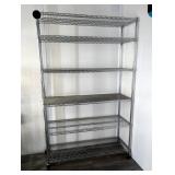 Seville Classics NSF Certified Chrome Wire Shelving Unit On Casters, Approx 75" x 47" x 18"