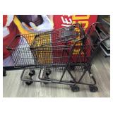 Tuesday Morning Branded Metal Shopping Carts, Qty 2
