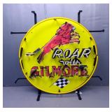'Roar With Gilmore' Lighted Neon Gasoline Sign, Approx 24', Powers On
