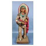 Universal Statuary Corp 1976 Native American Figure By J. Kendrick