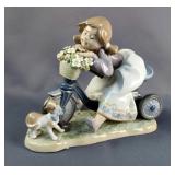 Lladro Porcelain 'In No Hurry' #5679 6' Tall Figure