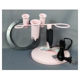 Kayline PB5-E Salon Tool Holders With Outlet Receptacle, In 'Pampered Pink' Color, Qty 2 