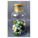 Glass Marbles In Jars