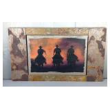 Tony Stromberg 'Morning Rider Print, Sierra Slate Print Made, 14.25' x 24' 