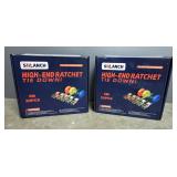 SDLaunch Bind Belt High-End Ratchet Tie Down, 2m, Qty 2 Boxes of 20