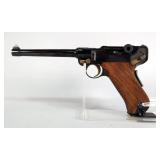 Interarms Mauser Parabellum 9mm Luger Pistol SN# 11 013656, US Seal Stamped On Top Of Frame, 6' Bbl,