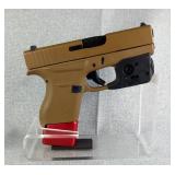 Glock 43 FDE 9x19 Pistol SN# AFCU337, Stringlight TLR-6 Laser/Light Combo 