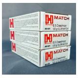 Hornady Match 6.5 Creedmoor Ammo, Approx 60 Rounds, Local Pickup Only